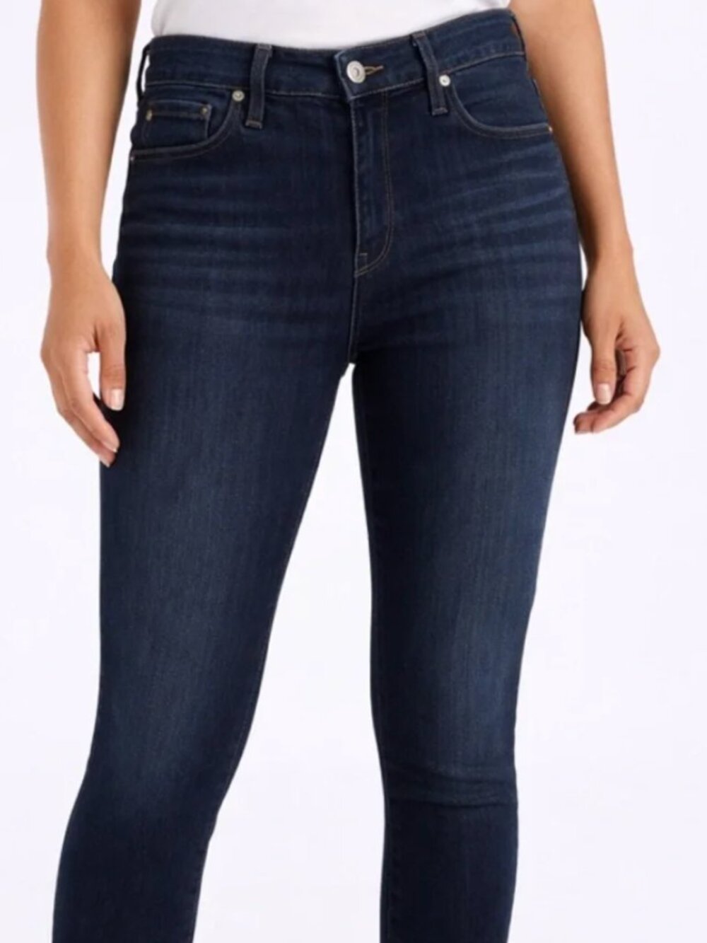 AG Adriano Goldschmied The Abby Skinny Jeans Womens 27x30 Dark Wash Stretch Mid